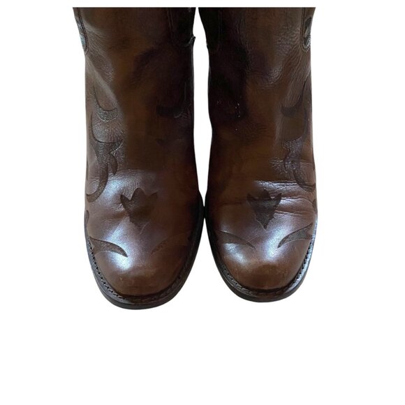 Matisse Creed Tooled Leather Boots Brown Size 8 - Picture 6 of 14